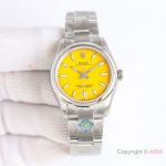 TW Factory Copy Rolex Oyster Perpetual Yellow Oystersteel 31mm Watches 2824 Movement